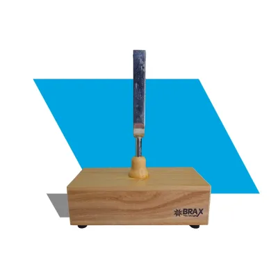 CONJUNTO DIAPASÃO 440HZ - CAIXA DE RESSONÂNCIA E CONTRAPESO