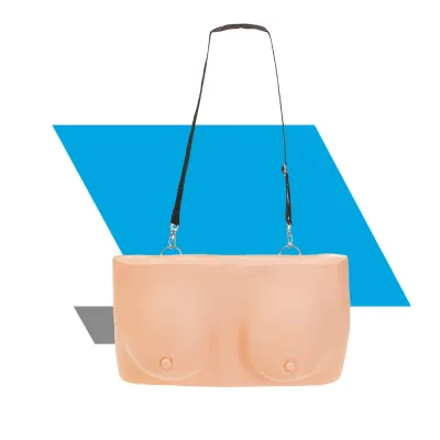 SIMULADOR DE EXAME DE MAMA C/ ANORMALIDADES PARA PRÁTICA DE PALPAÇÃO